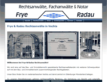Tablet Screenshot of frye-radau.de